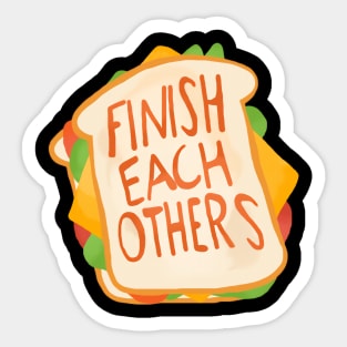 ...Sandwiches! - Anna (Ralph Breaks the Internet) Sticker